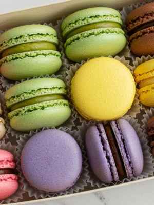 One Dozen French Macarons