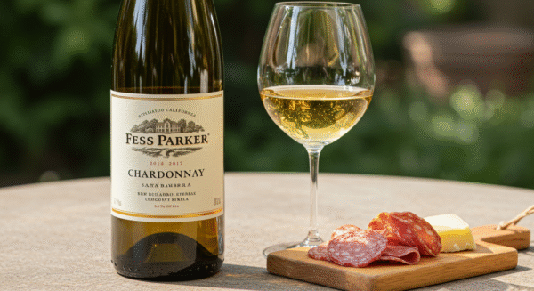 Bottle of Chardonnay – Fess Parker (Santa Barbara, CA) Bottle of Chardonnay – Fess Parker (Santa Barbara, CA)